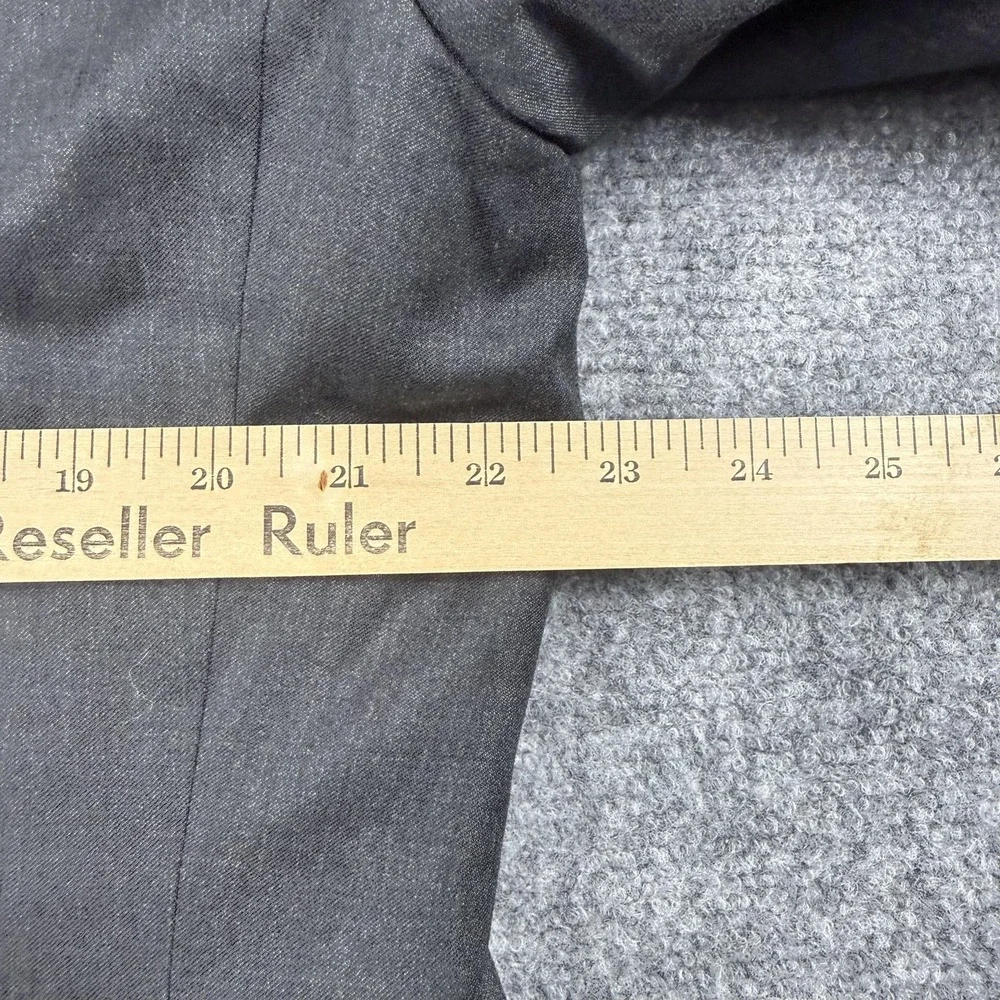Ermenegildo Zegna Suit Jacket Mens 56 Black Wool‎ Mila Two Button Spain Notch